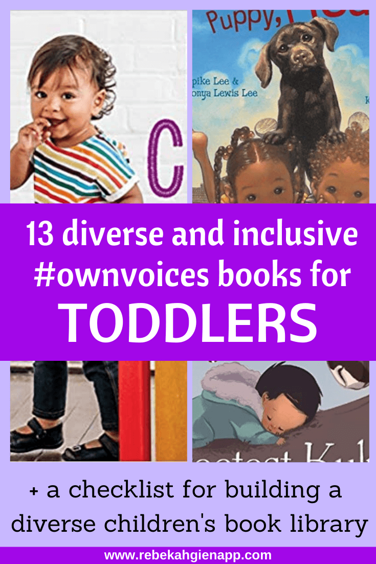 These diverse and inclusive #ownvoices books for toddlers will delight little ones as they explore and label their amazing world.