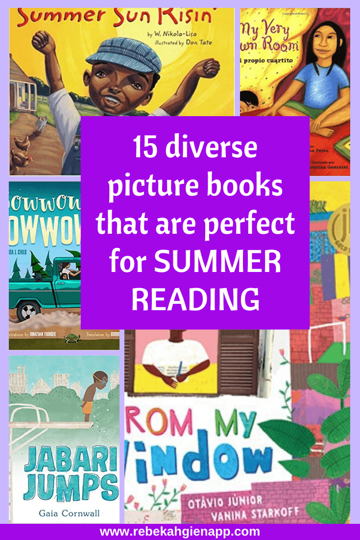 Looking for fun, engaging summer reading for young kids? This list of 15 diverse picture books is full of light-hearted reads that kids will love.