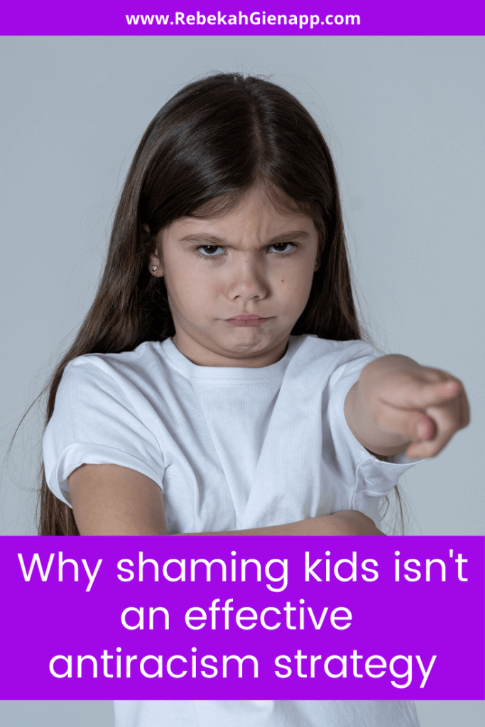 Adults often shame children for their questions or comments about race. Learn why shaming isn't an effective antiracism strategy and what to do instead.
