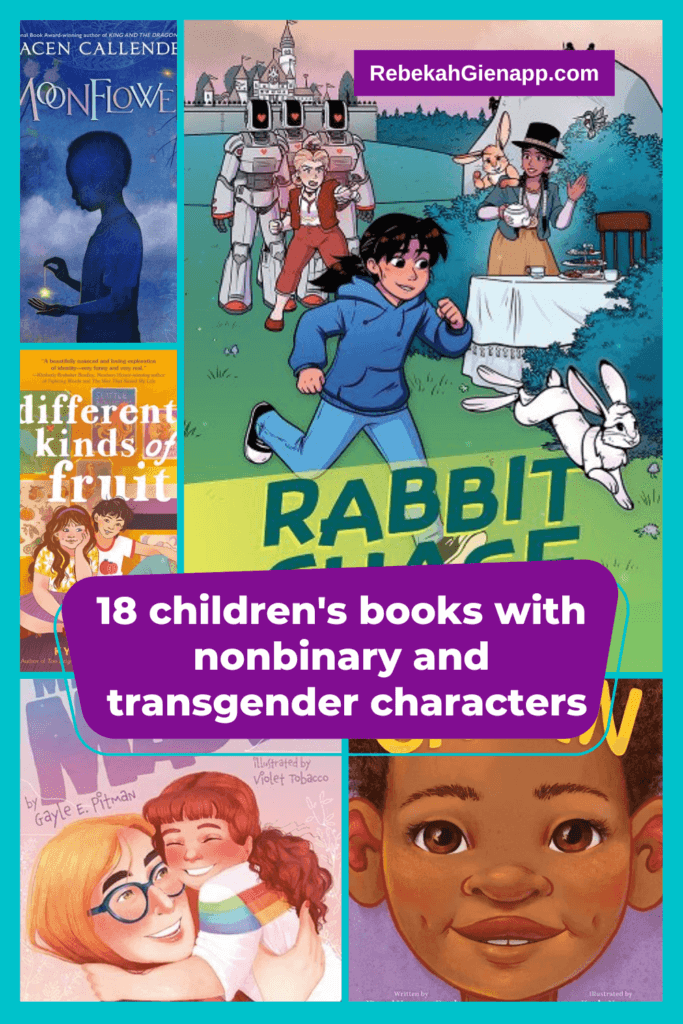 Non-binary and transgender characters shine in these delightful picture books, graphic novels, and middle grade chapter books.