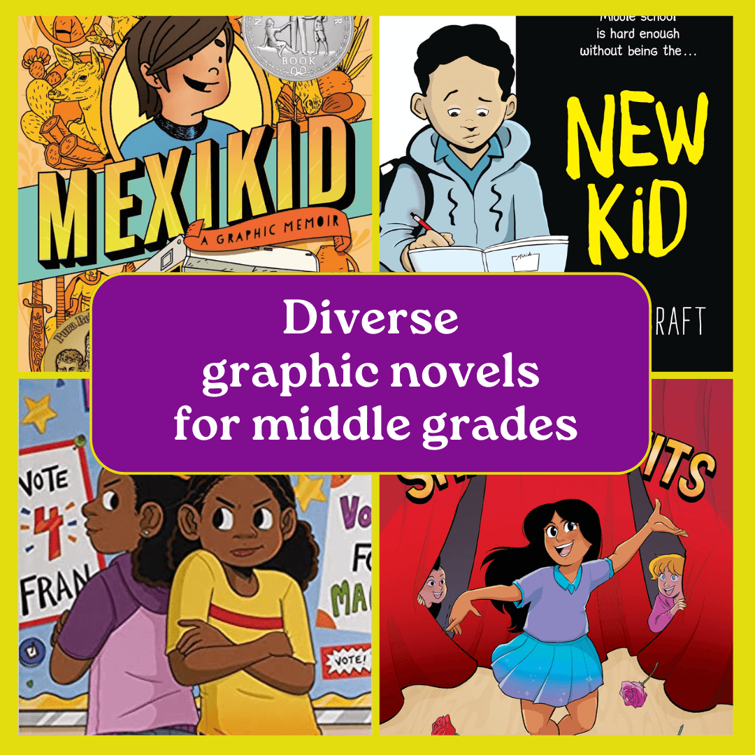 Diverse & inclusive graphic novels for middle grades