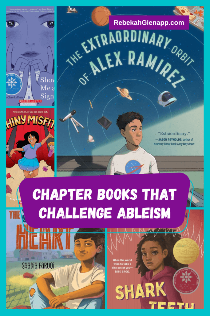 These engaging children's chapter books for ages 8 - 14 will help kids unlearn ableism and understand disability.